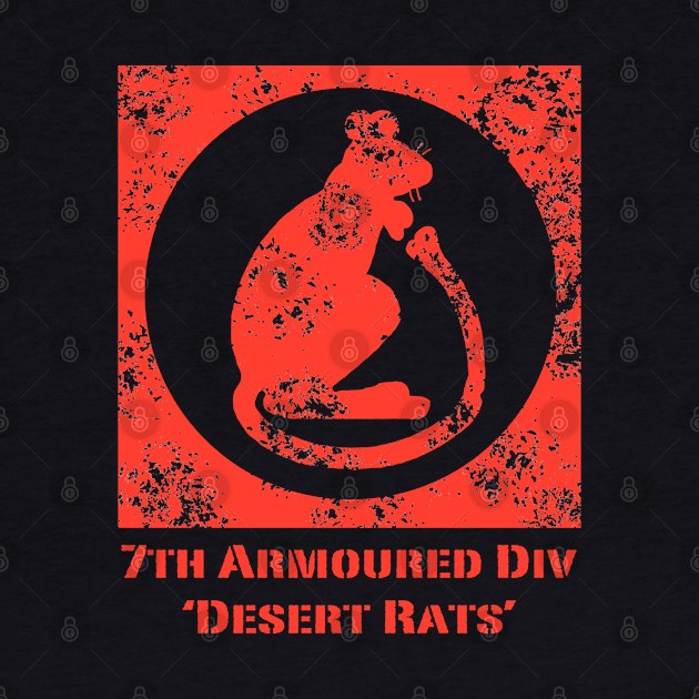 7th Armoured Div - Desert Rats by BearCaveDesigns